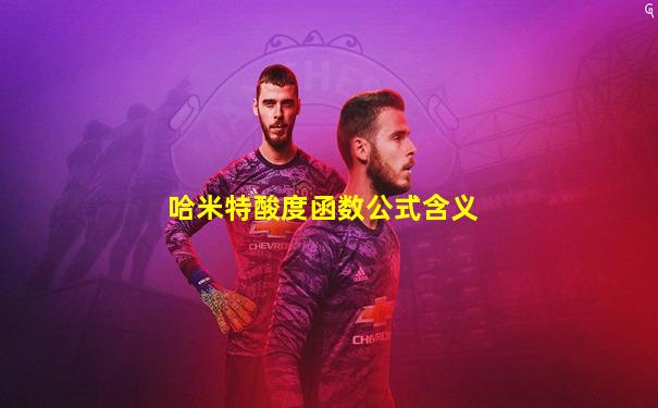哈米特酸度函数公式含义