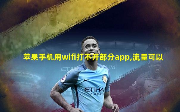 苹果手机用wifi打不开部分app,流量可以
