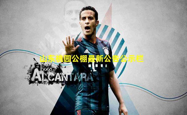 山东桃园公棚最新公告公示栏